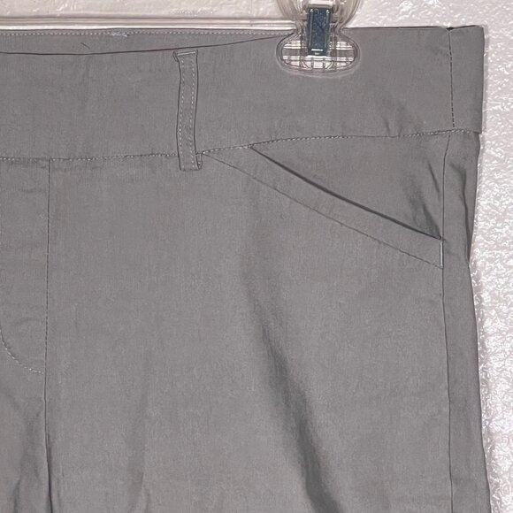Harry Radley Gray Pull-on Bermuda Mid-Length Women's Shorts M Casual Summer - Picture 5 of 11